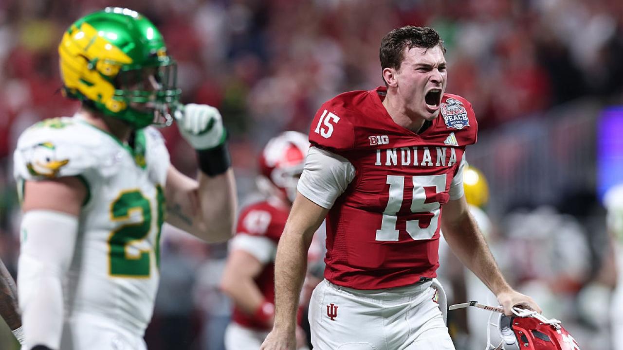 Indiana's Fernando Mendoza and the Miami Hurricanes on a home-field collision course for the CFP title