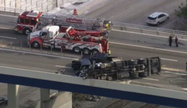 Minor injuries reported after tractor-trailer crash on SR 84 near I-95 in Fort Lauderdale - WSVN 7News | Miami News, Weather, Sports