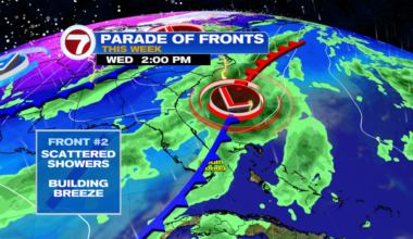 Unsettled through midweek - WSVN 7News | Miami News, Weather, Sports