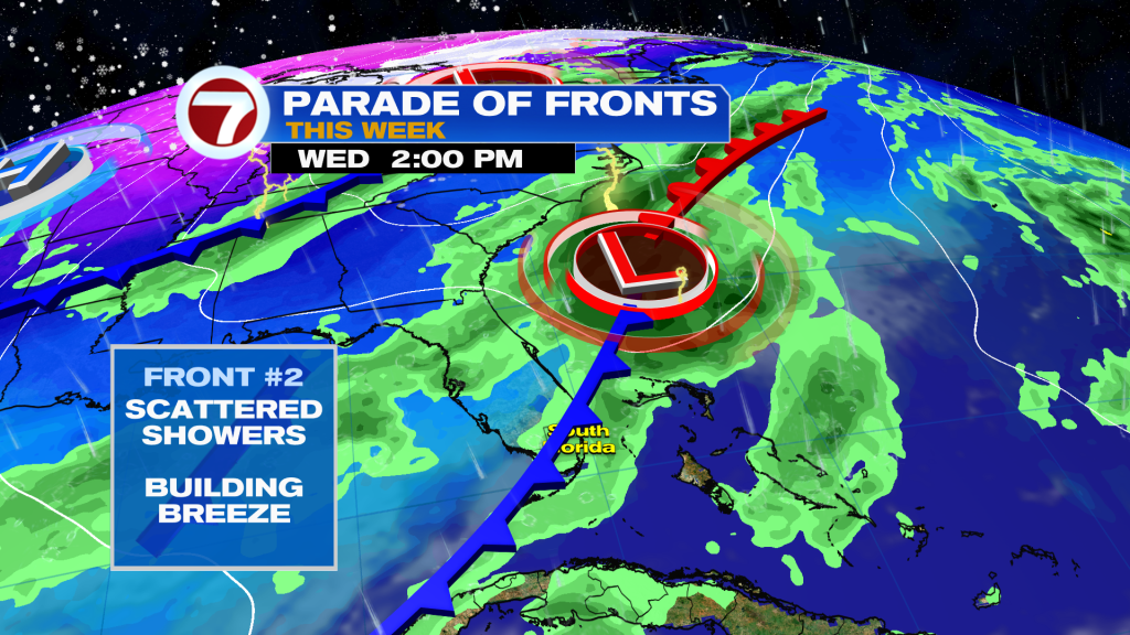 Unsettled through midweek - WSVN 7News | Miami News, Weather, Sports
