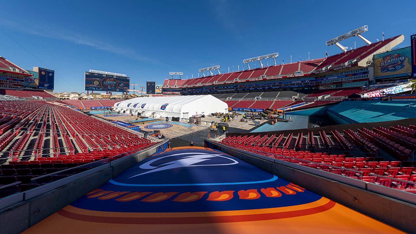 NHL Stadium Series Tampa January 2026 cold forecast