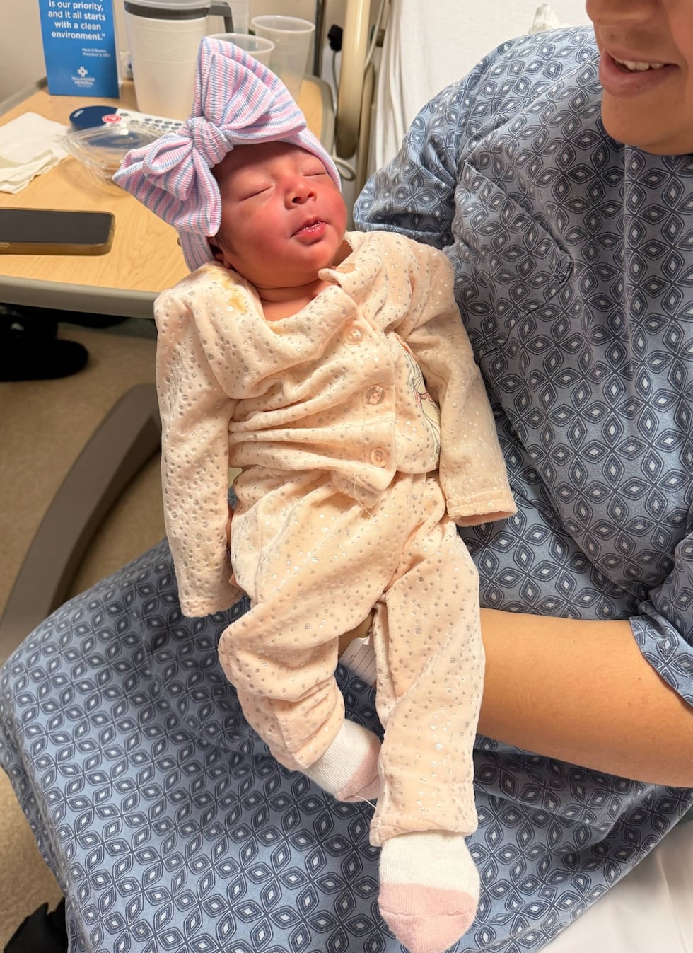 Lucero and David welcomed daughter Nathalie Avalos at 12:53 a.m. on January 1, according to...