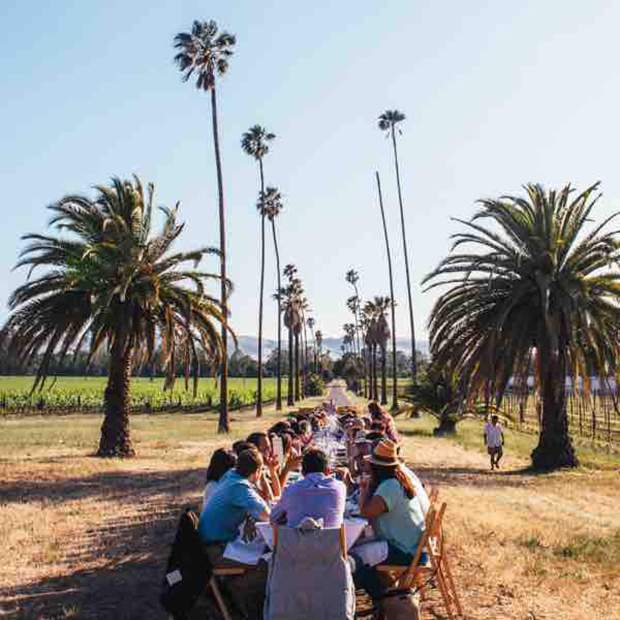Outstanding in the Field features beautiful al fresco dinners at farms around the country. This one was at Scribe Ranch, near Sonoma. (Photo courtesy Oustanding in the Field)