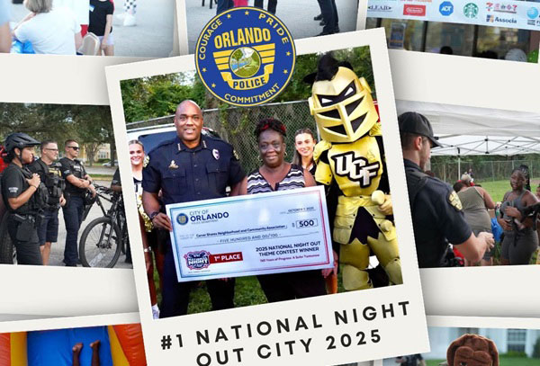 Orlando Ranked Top National Night Out Area