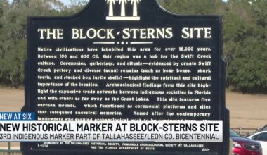 New historical marker preserves memory of indigenous cultures at Block-Sterns Site