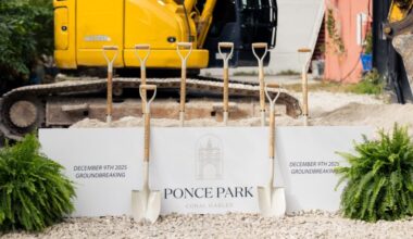 Allen Morris Co. Breaks Ground on Ponce Park, Coral Gables’ Transformative Mixed-Use Development