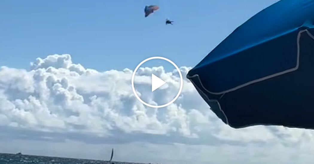 Paraglider Survives 500-Foot Plunge Into Ocean off Florida