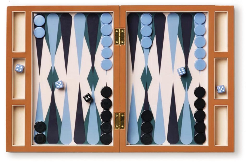 Printworks lacquered backgammon set ($166), Matilda’s, Stuart