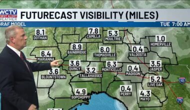 Another round of dense fog Monday night 🌫️