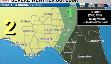 Tracking showers, a few strong storms on Sunday