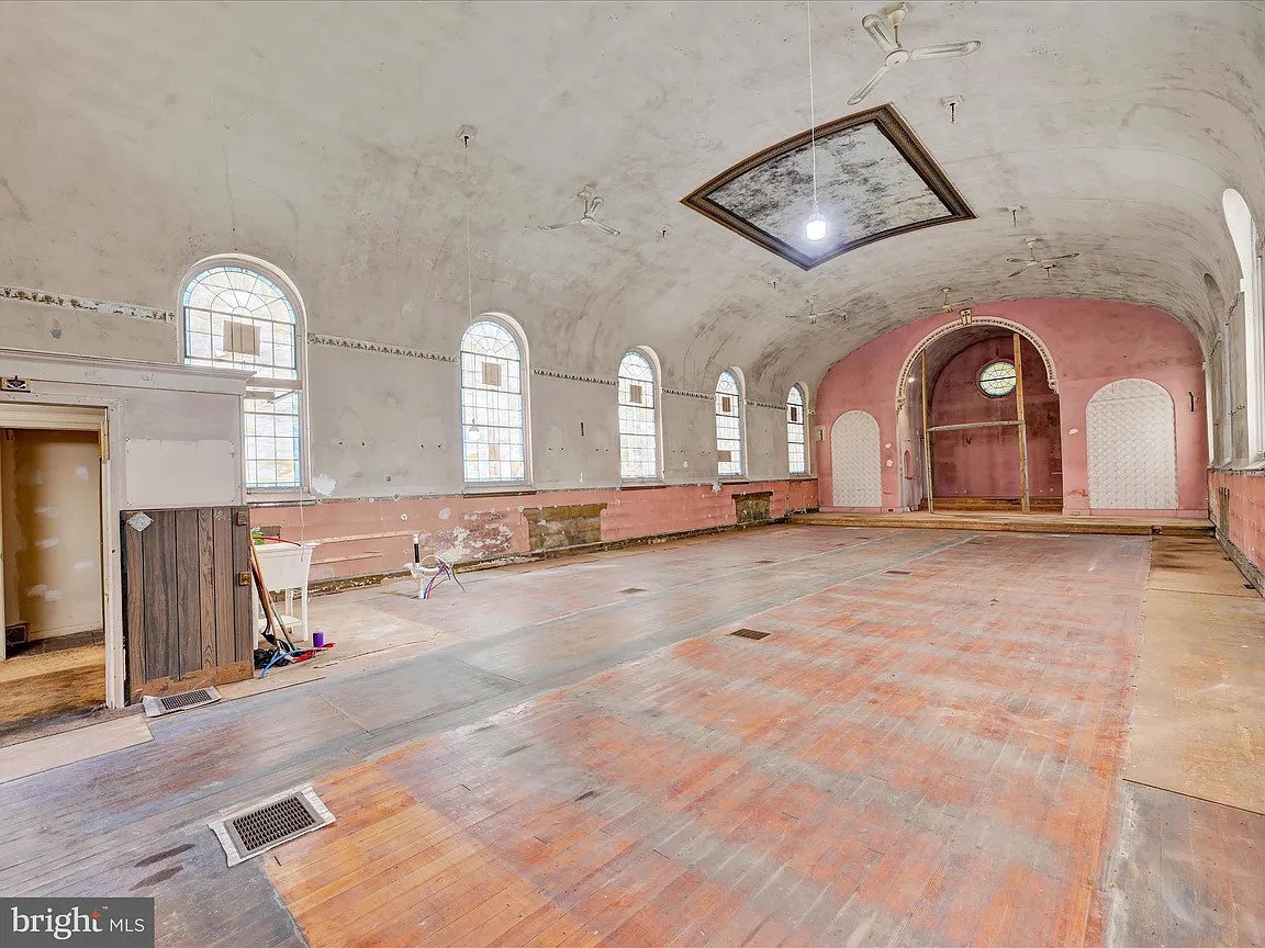 The interior of the former St. Francis De Sales Church...