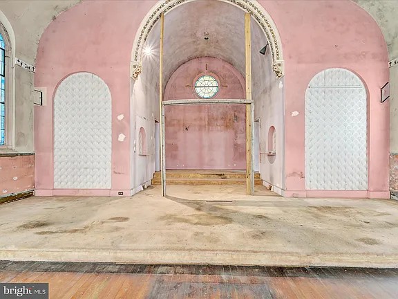 The interior of the former St. Francis De Sales Church...