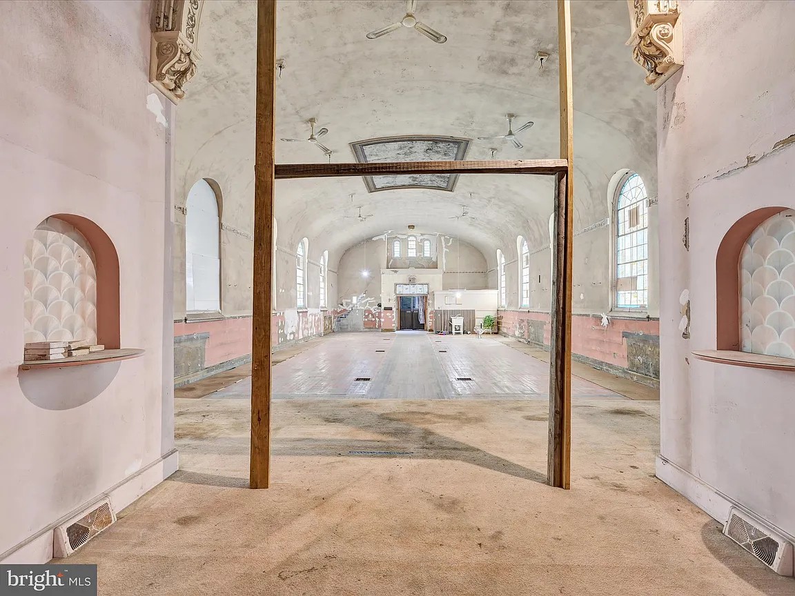 The interior of the former St. Francis De Sales Church...