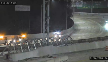 2 men killed after car strikes FDOT sign, overturns, hits overhead sign support on I-10 near Stockton Street: FHP
