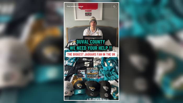 2 UK superfans scrambled to get flights from London after the Jaguars gifted them playoff tickets