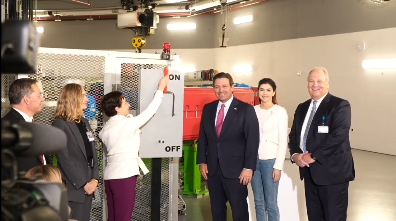 Ron, Casey DeSantis herald groundbreaking carbon-ion therapy investment at Jacksonville's Mayo Clinic