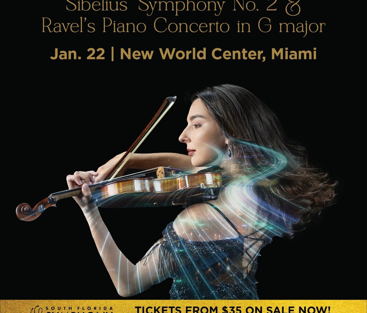 South Florida Symphony Orchestra Presents Sibelius, Ravel and Williams at New World Center