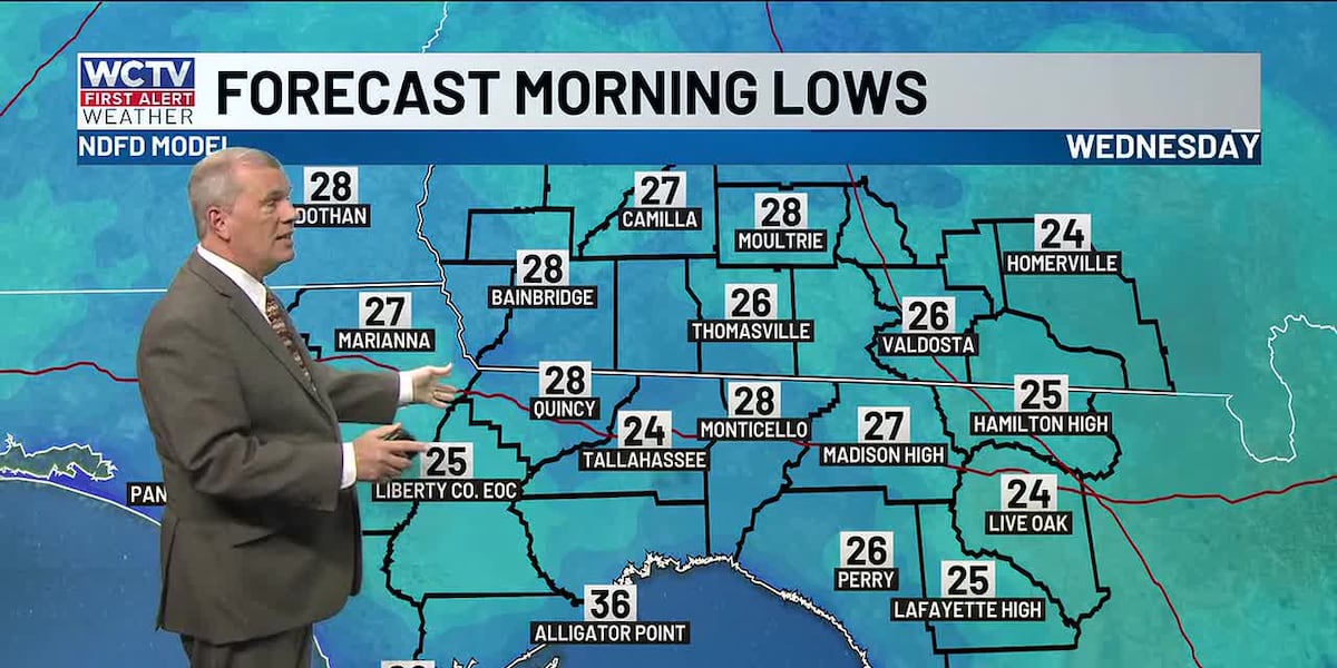 Another night with below-freezing temperatures 🌡️