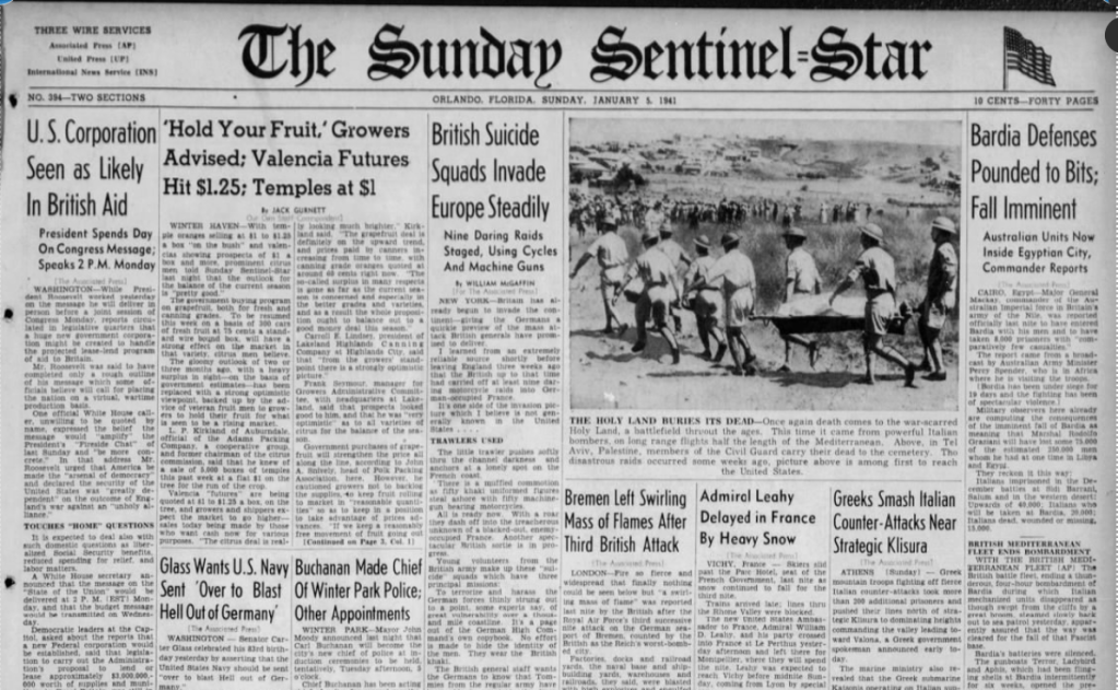 From 1941, questions about Orlando pour into city – Orlando Sentinel