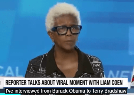 Journalist Lynn Jones-Turpin speaks about the viral reaction to her interaction with Jaguars coach Liam Cohen. 