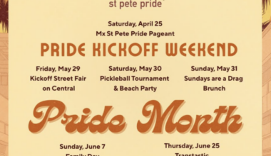 St Pete Pride to host another year of celebrations – The Crow's Nest