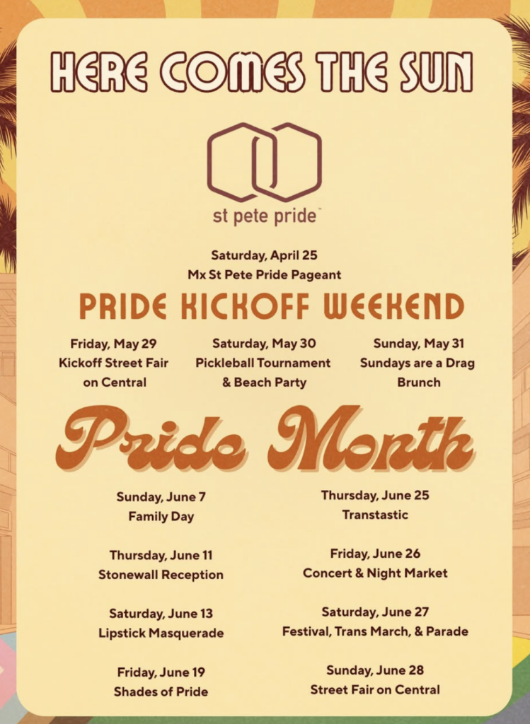 St Pete Pride to host another year of celebrations – The Crow's Nest