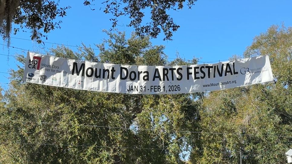The 51st annual Mount Dora Arts Festival will feature over 300 artists from across the country. (Spectrum News)