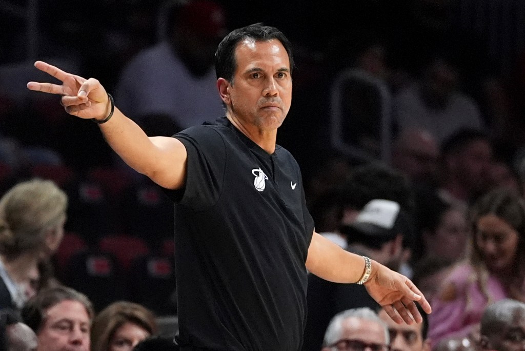 Miami Heat's Erik Spoelstra with mixed view on coaching mark