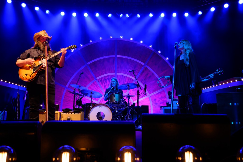A band performing on stage at Hard Rock Live in Florida. 