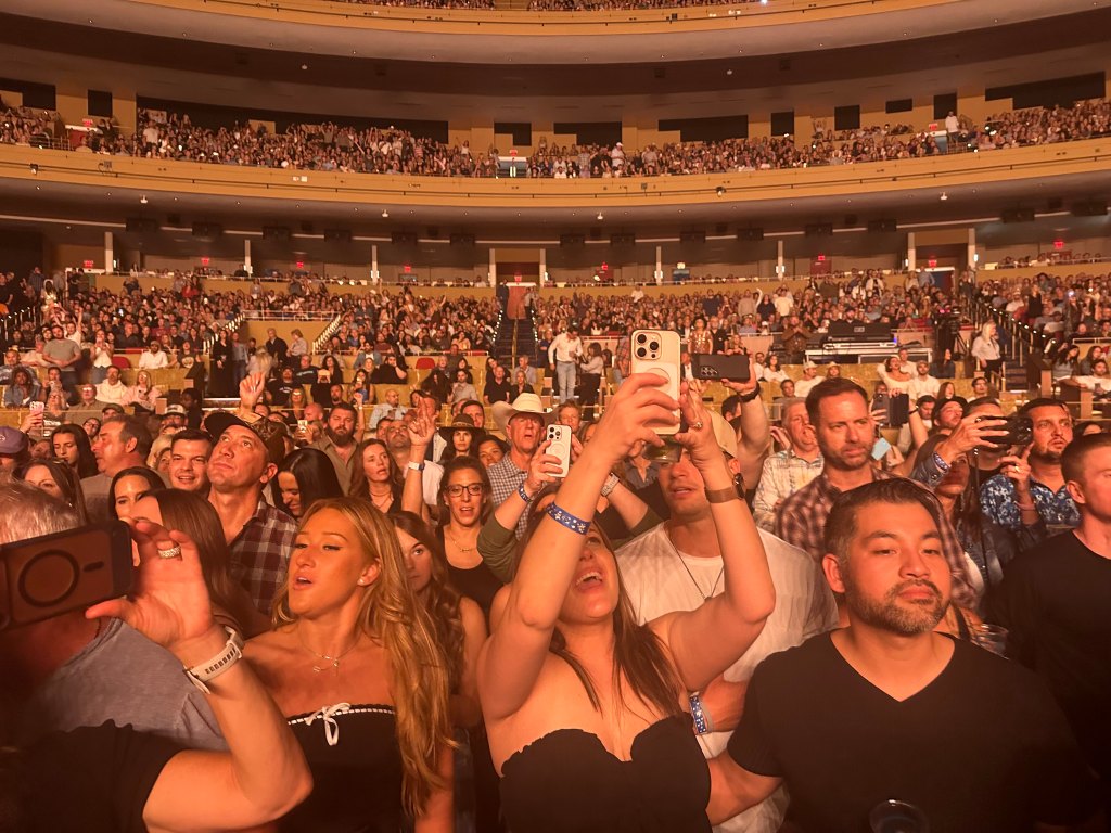 The crowd at an Americana concert