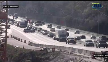 One lane open on I-95 and Emerson after police pursuit, FHP says