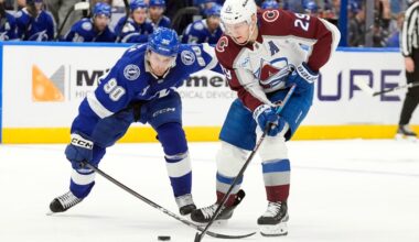 Avalanche loses 4-2 at Tampa Bay