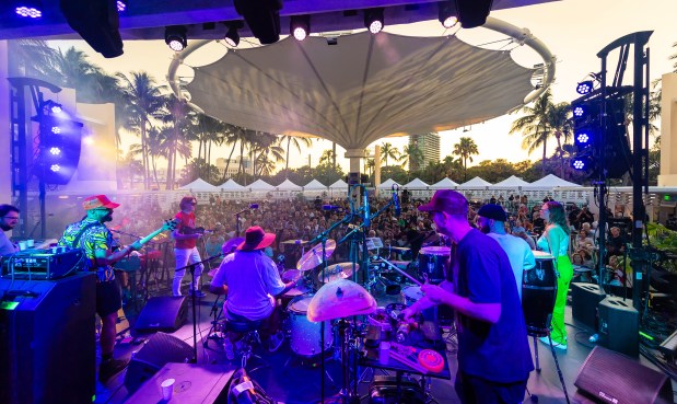 The scene at GroundUP Music Festival at Miami Beach Bandshell in 2024.