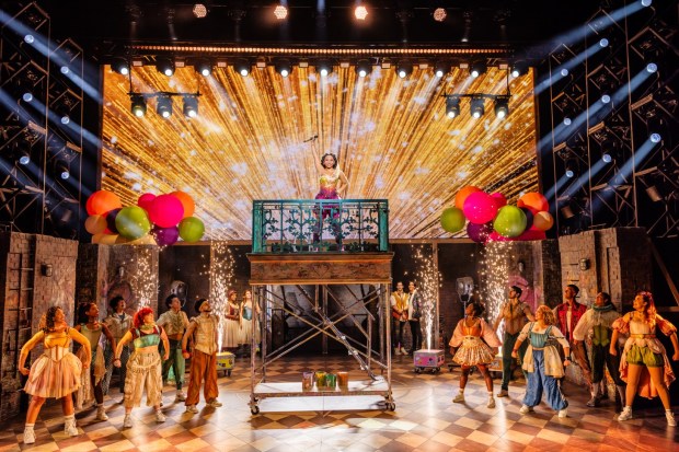 The company of the North American Tour of the Broadway musical "& Juliet," which will play both Miami and Fort Lauderdale. (Evan Zimmerman/Courtesy)