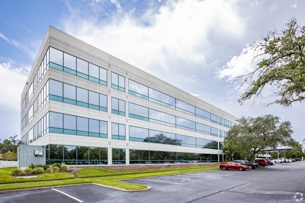Ingenuity Point, a two-story office building in the Research Park area, totaling 125,616 square feet, sold recently to Cross Ocean Partners and CP Group. (Courtesy of Cross Ocean Partners)