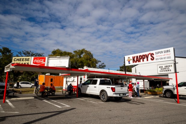 Kappy's Subs makes for an ideal last stop during a "Sort of Brutally Early" art field trip in Maitland on Dec. 17, 2025. (Patrick Connolly/Orlando Sentinel)