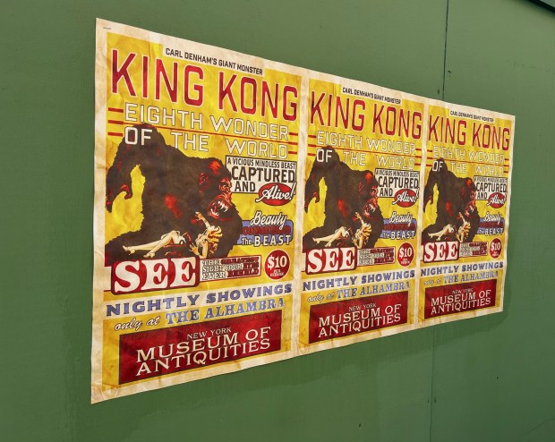 Scenes from construction walls around the site of future Fast & Furious: Hollywood Drift roller coaster, set to open at Universal Studios Florida theme park in 2027. (Dewayne Bevil/Orlando Sentinel)