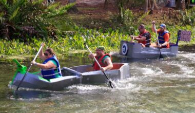 Annual Cardboard Canoe Regatta returns to Kelly Park