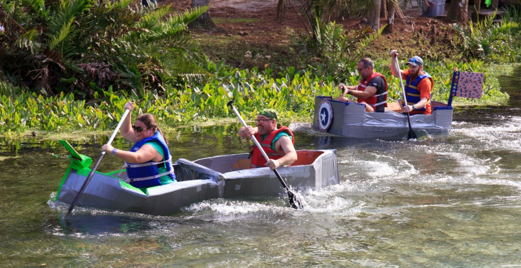 Annual Cardboard Canoe Regatta returns to Kelly Park