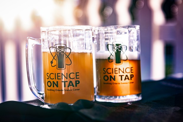 Raise a glass to science at Science on Tap, brewing up STEM fun with all kinds of interactive demos guests can enjoy alongside local beer. (Photo courtesy Roberto Gonzalez/OSC)