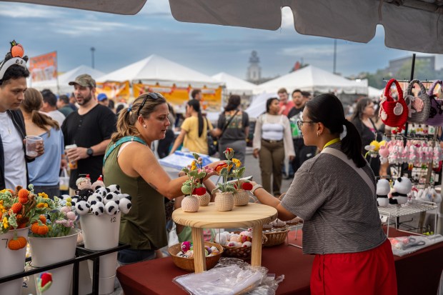 Vendors abound, featuring all manner of souvenirs and plenty of panda-centric goodies. (Photo courtesy Panda Fest)