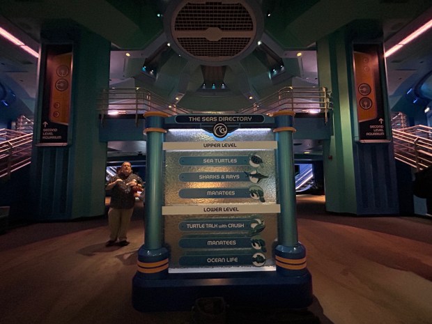 The Seas With Nemo and Friends features an enormous aquarium and many species of marine life at Epcot. (Dewayne Bevil/Orlando Sentinel)