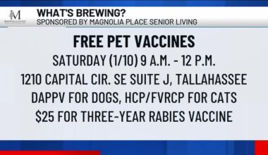 What’s Brewing - Free Pet Vaccines