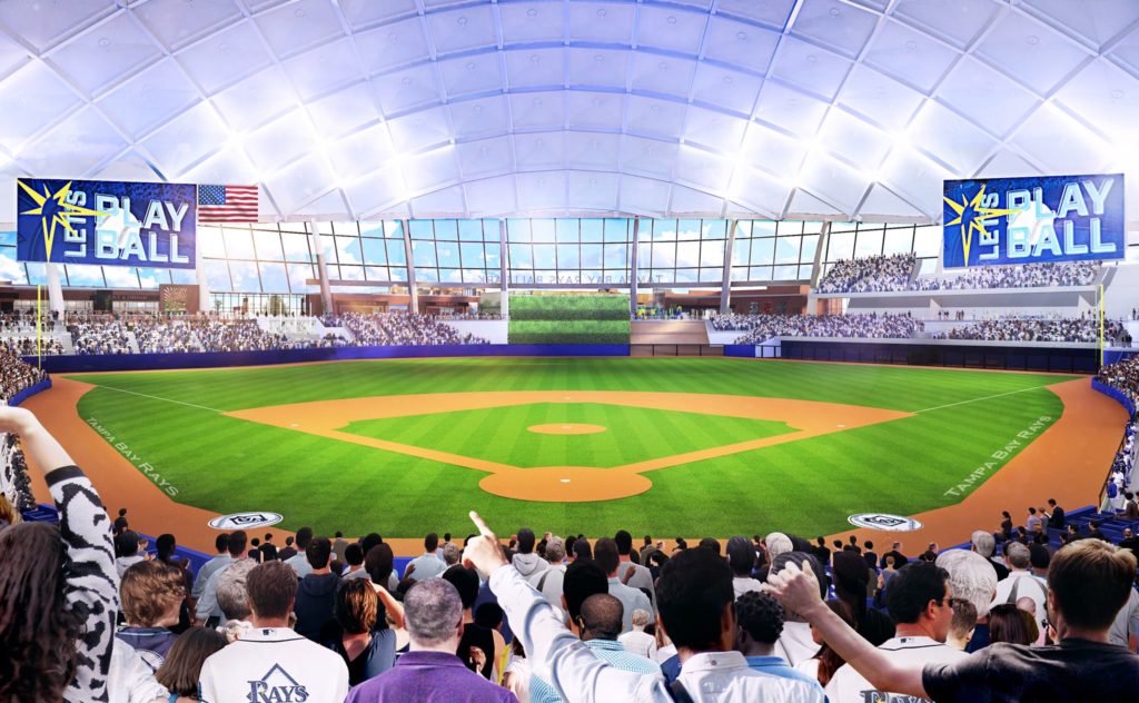 Tampa Bay Rays Ybor City ballpark rendering 7