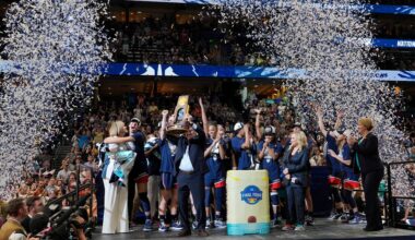 The 2025 NCAA's women's basketball championship was held at Benchmark International Arena in Tampa. The UConn women defeated South Carolina 82-59 on April 6th. (AP)