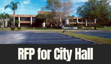 Exterior view of Largo City Hall, the municipal campus targeted for redevelopment under a newly issued RFP.