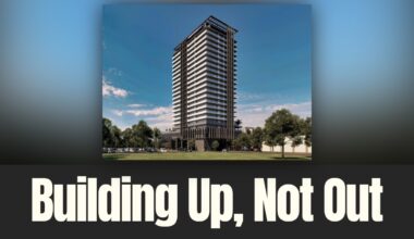 Rendering of The Gaspar, a 23-story residential tower proposed for a compact site in downtown Tampa.