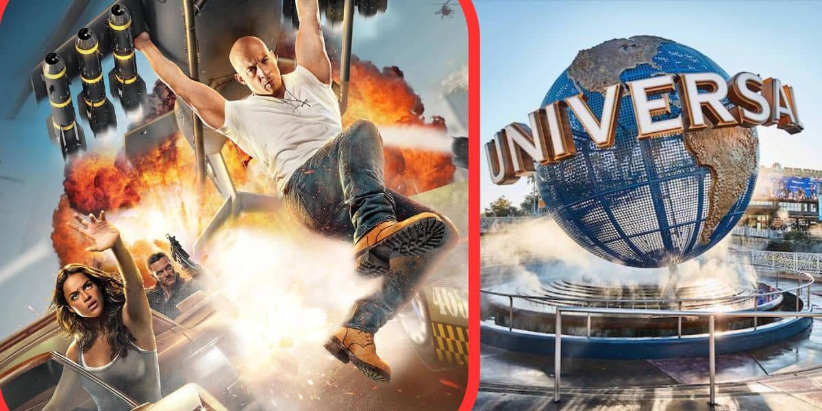 Universal Fast and Furious Supercharged attraction in Orlando.
