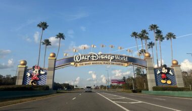 The entrance to Walt Disney World Resort