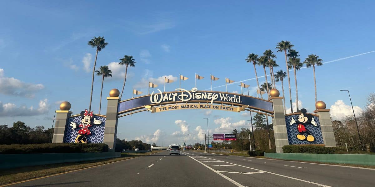The entrance to Walt Disney World Resort